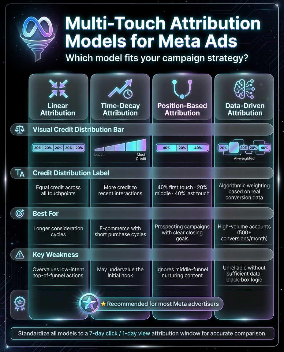 Multi-Touch Attribution Models for Meta Ads: Side-by-Side Comparison