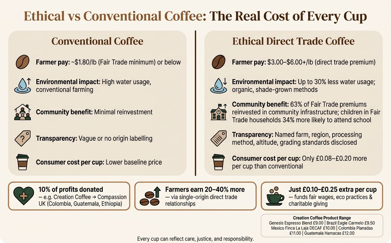 Ethical vs Conventional Coffee: The Real Cost of Every Cup