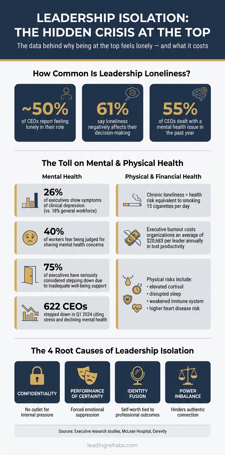 Leadership Isolation: Key Statistics, Causes & Effects
