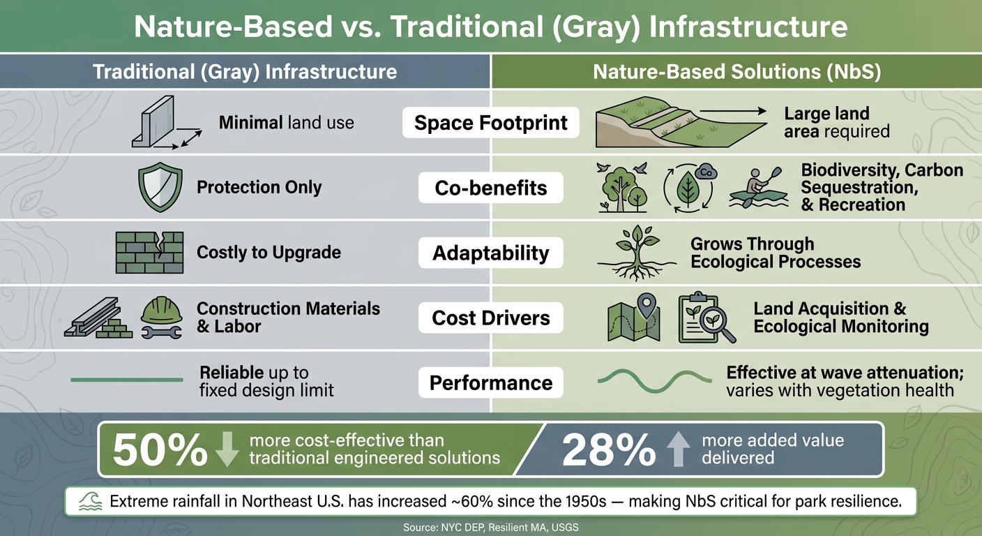 Nature-Based vs. Traditional Infrastructure: Key Differences & Benefits