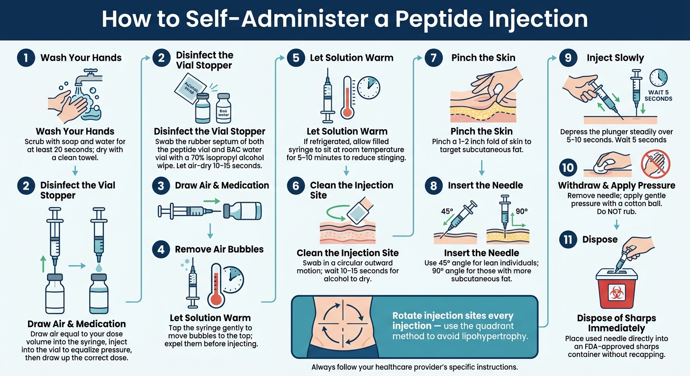 Peptide Injection Step-by-Step Guide for Patients