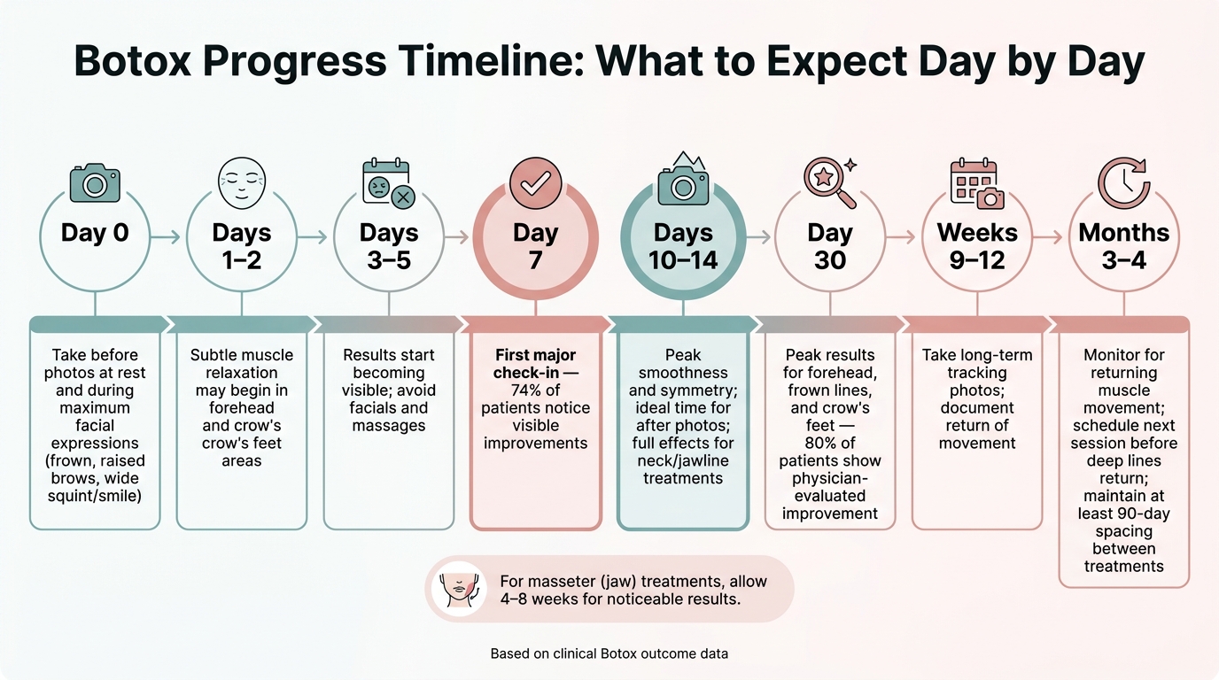 Botox Progress Timeline: What to Expect Day by Day