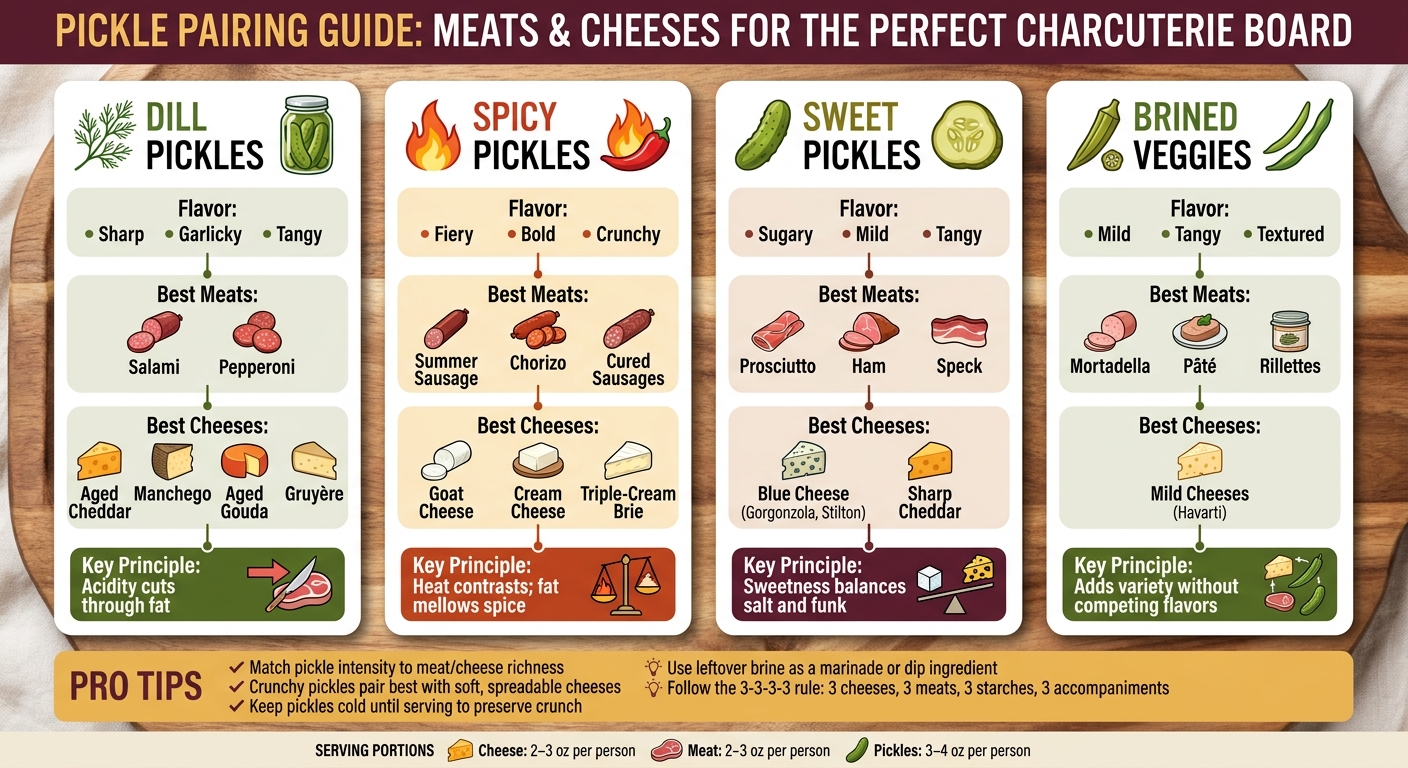 Pickle Pairing Guide: Meats & Cheeses for the Perfect Charcuterie Board