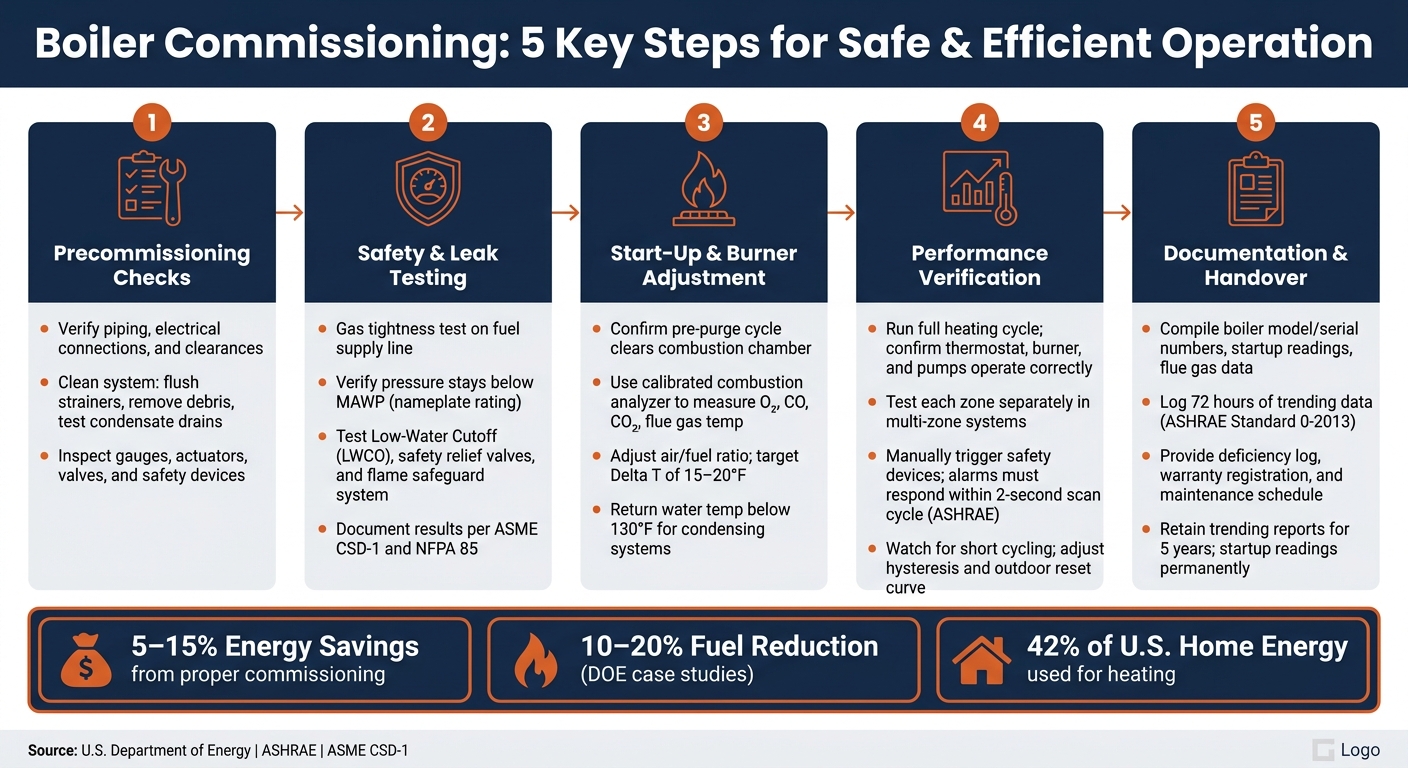 Boiler Commissioning: 5 Key Steps for Safe & Efficient Operation