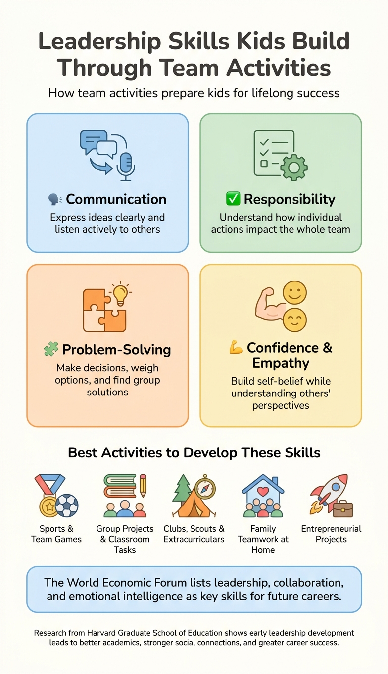 Leadership Skills Kids Build Through Team Activities