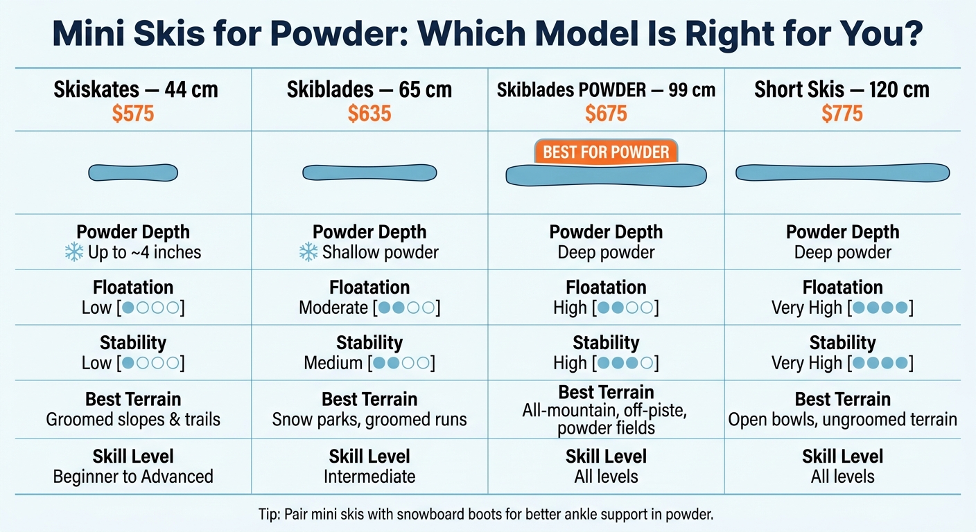 Mini Skis for Powder: Which Model Is Right for You?