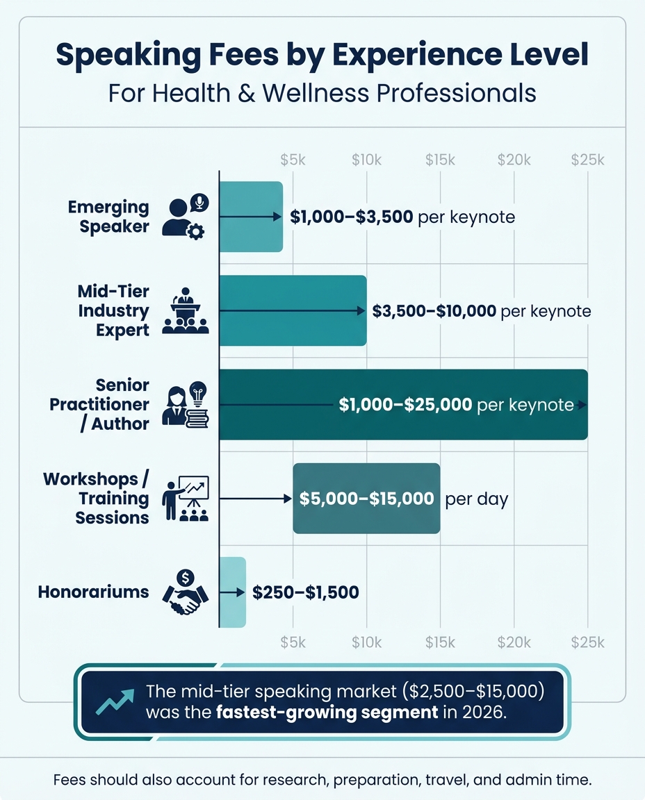 Speaking Fees by Experience Level: What to Charge for Engagements