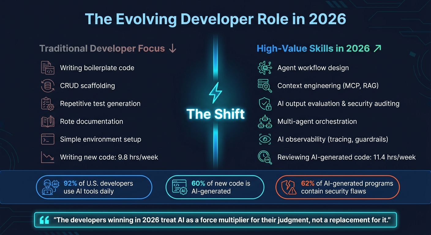 How the Developer Role Is Changing in 2026: Old Skills vs. New AI-Era Skills