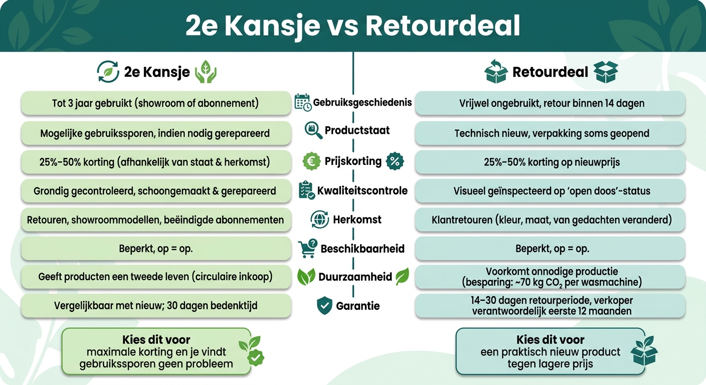 2e Kansje vs Retourdeal: Wat is het Verschil?