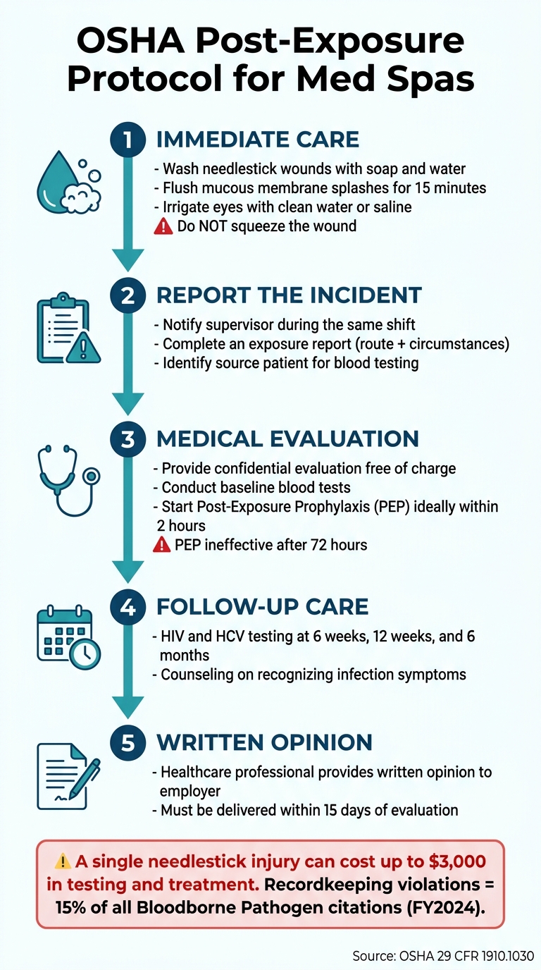 OSHA Post-Exposure Protocol for Med Spas: Step-by-Step Guide