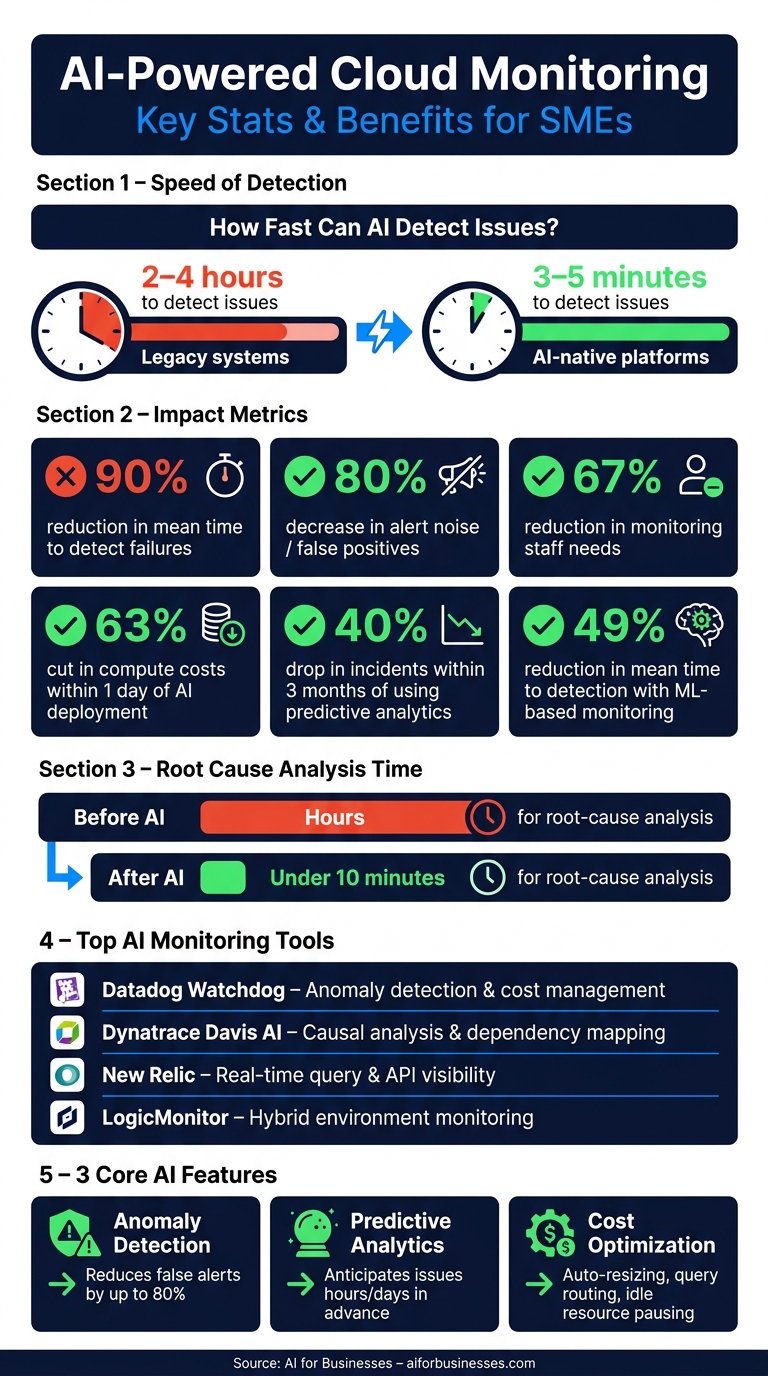 AI Cloud Monitoring Tools: Key Stats & Benefits for SMEs