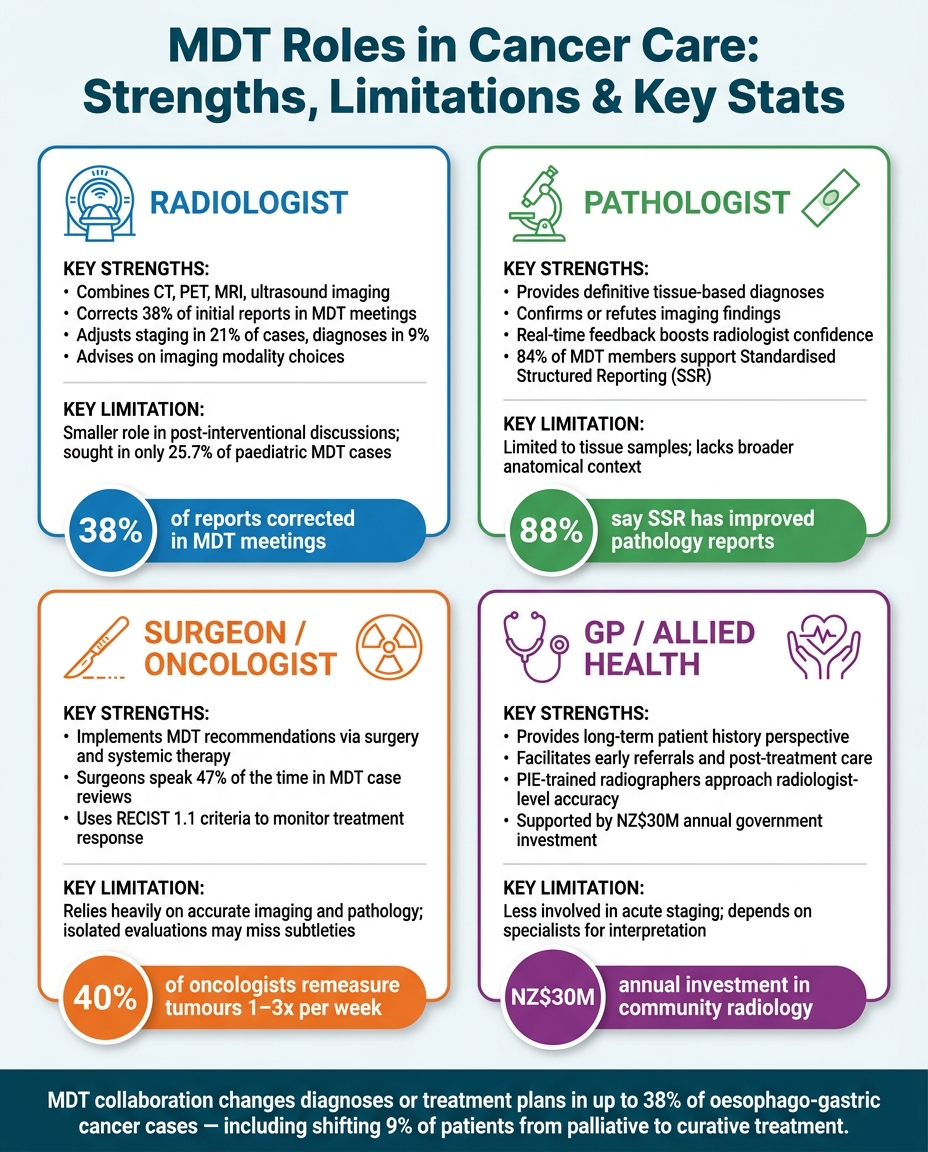 MDT Roles in Cancer Care: Strengths, Limitations & Key Stats