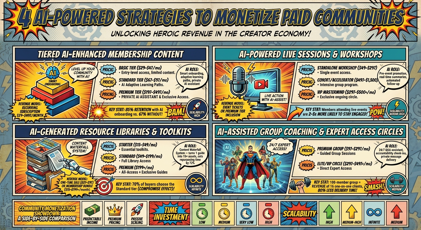 4 AI-Powered Strategies to Monetize Paid Communities