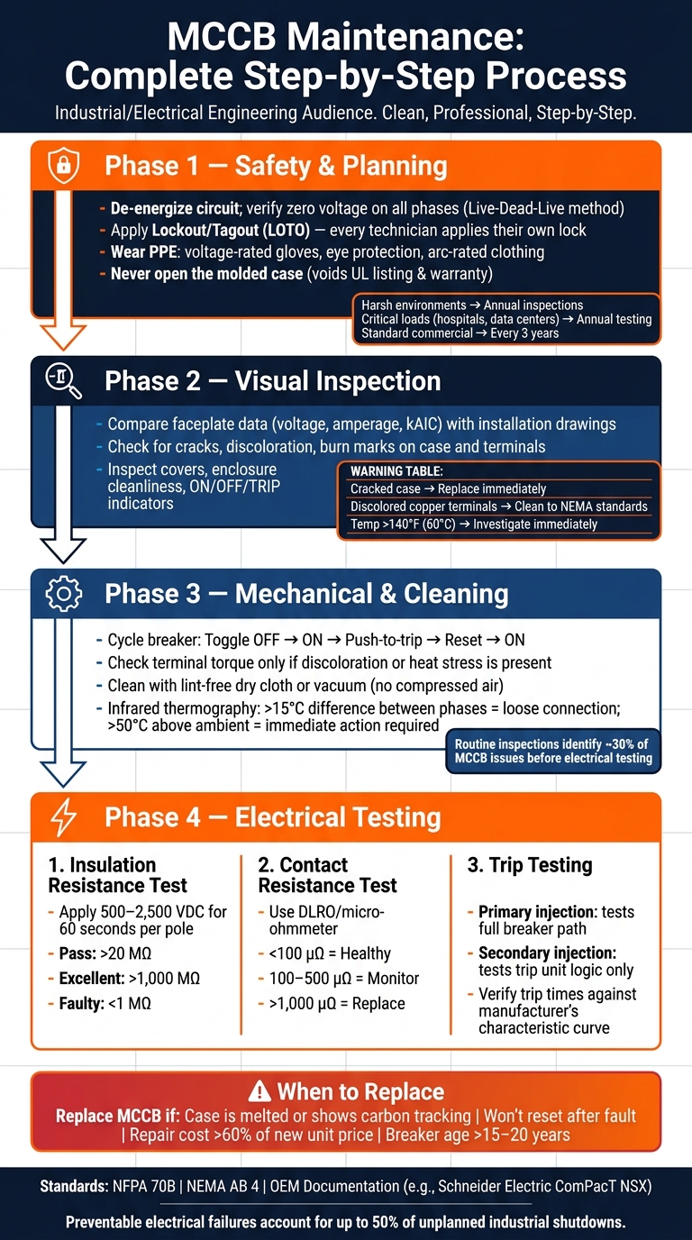 MCCB Maintenance Checklist: Step-by-Step Guide