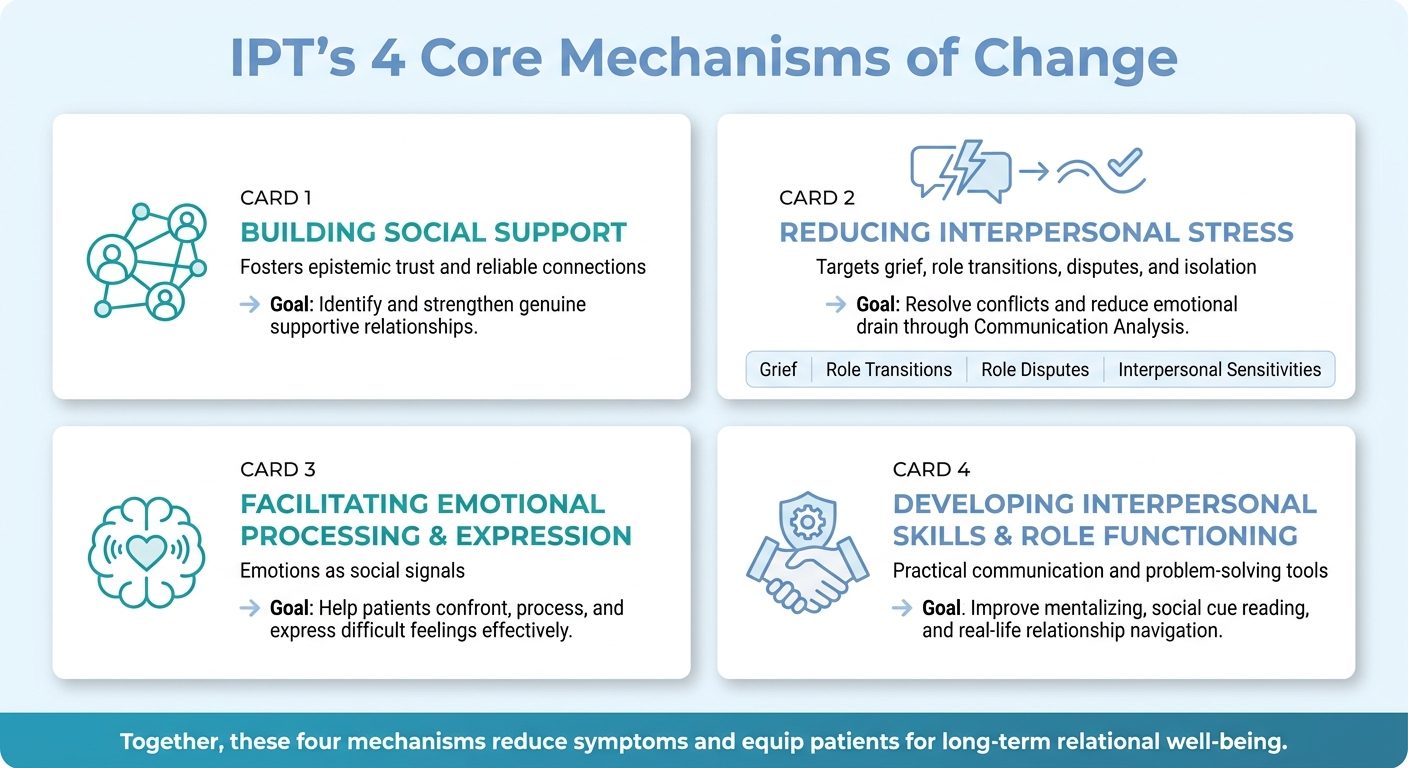 IPT Mechanisms of Change: 4 Core Pathways to Mental Health Recovery