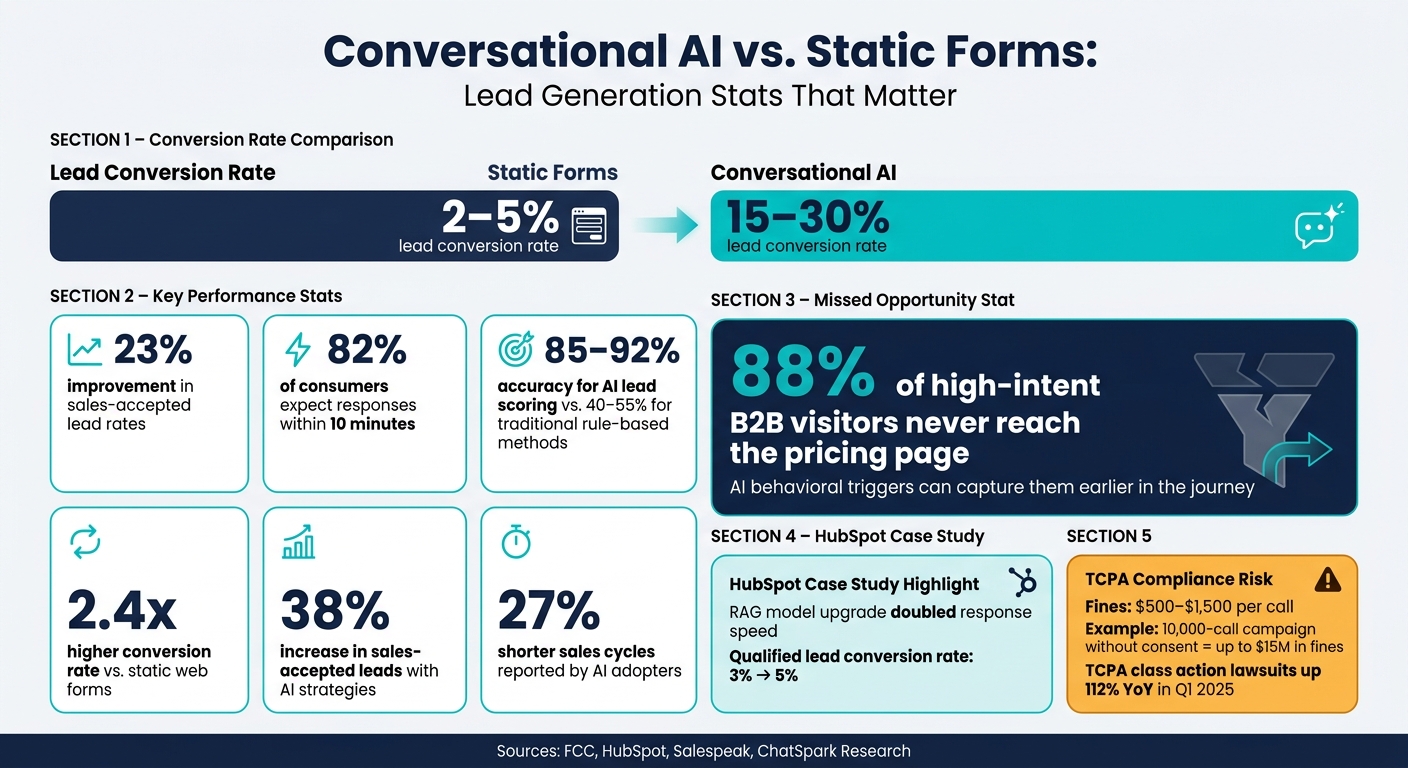Conversational AI vs. Static Forms: Lead Generation Stats That Matter