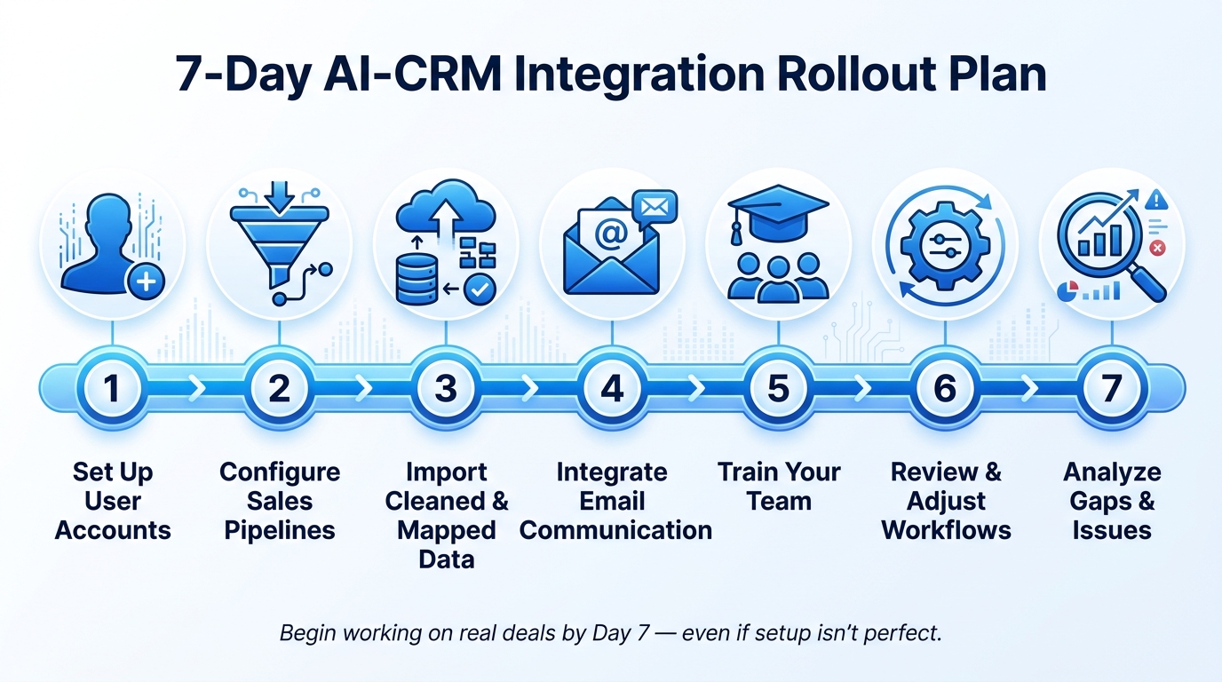 7-Day AI-CRM Integration Rollout Plan