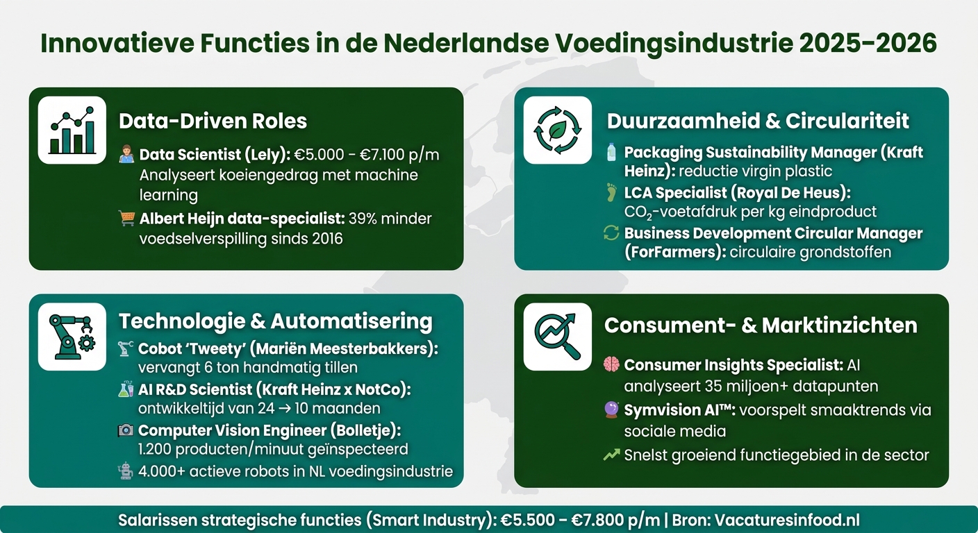 Innovatieve Functies in de Nederlandse Voedingsindustrie 2025–2026