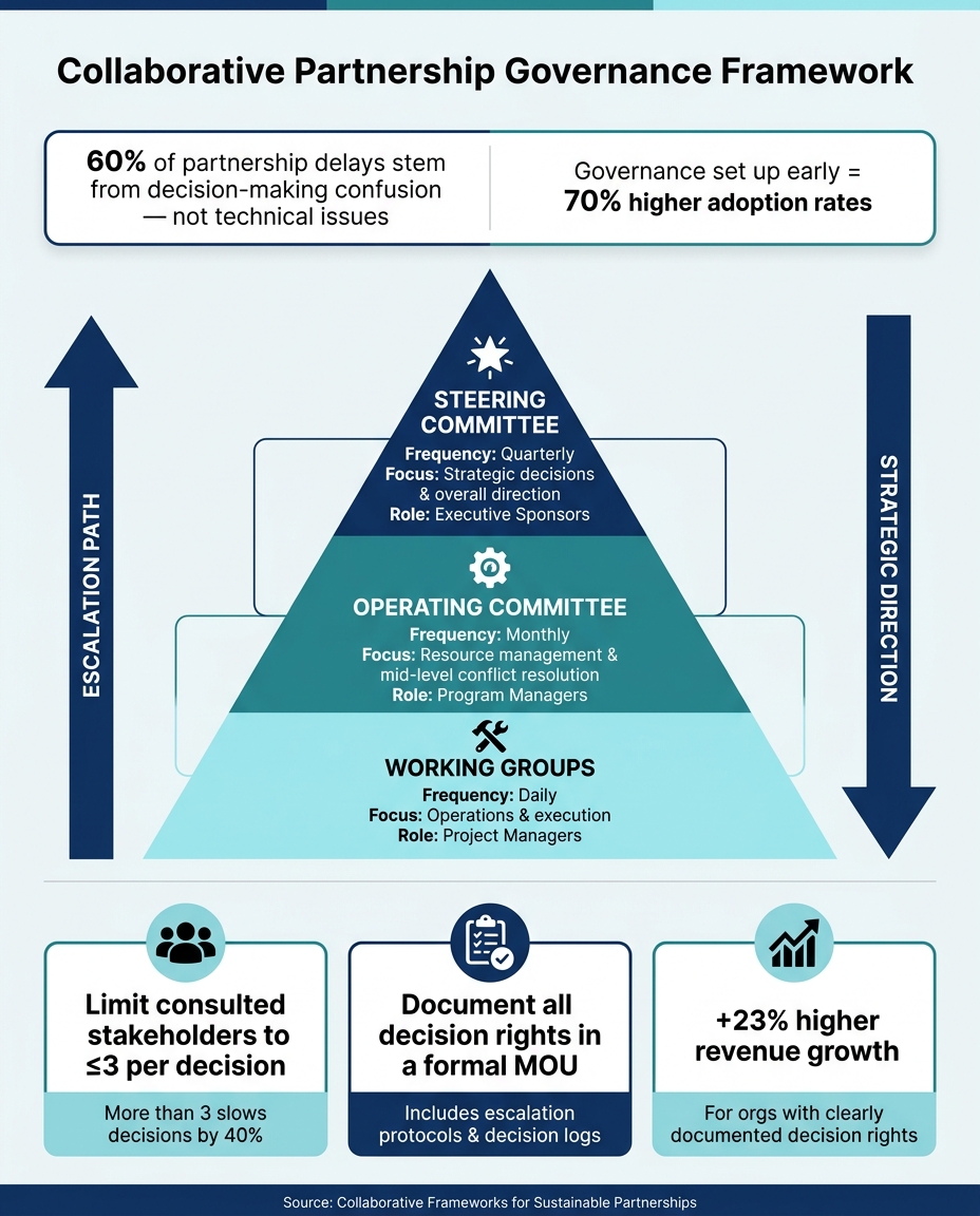Collaborative Partnership Framework: Governance Layers & Decision-Making Structure