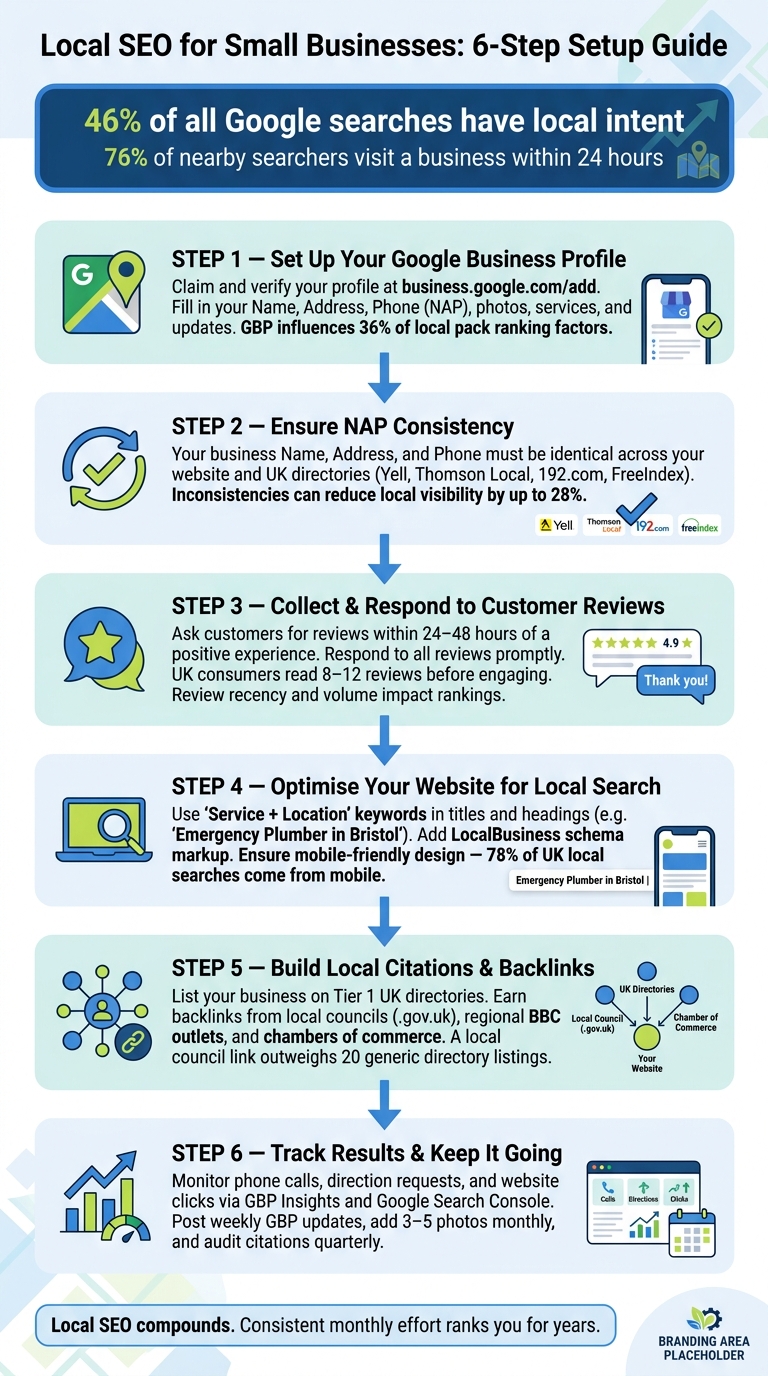 Local SEO for Small Businesses: 6-Step Setup Guide