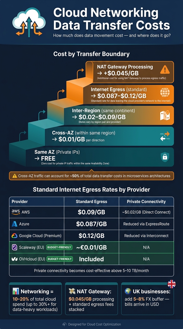 Cloud Networking Data Transfer Costs: A Complete Pricing Breakdown