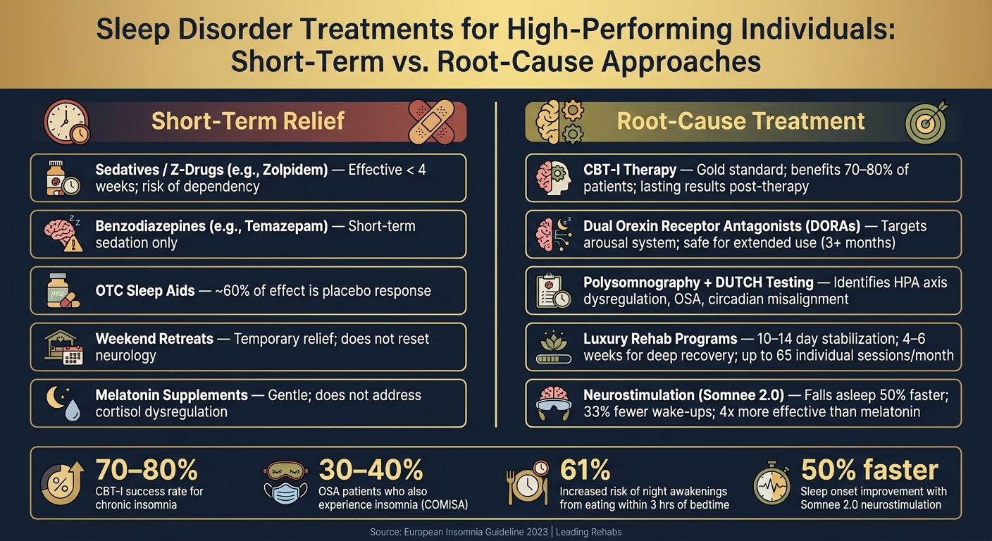 UHNWI Sleep Disorder Treatments: Short-Term Fixes vs. Root-Cause Solutions