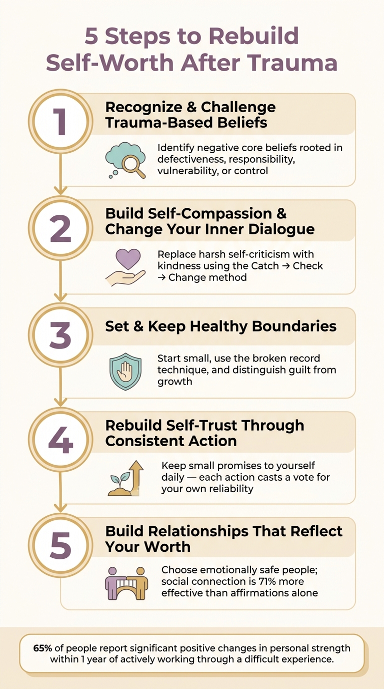 5 Steps to Rebuild Self-Worth After Trauma