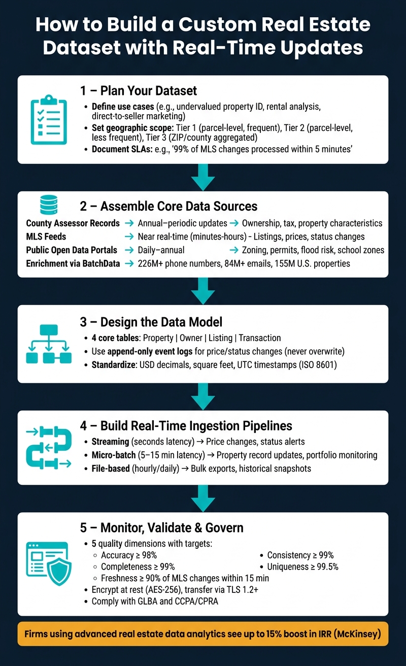 How to Build a Custom Real Estate Dataset with Real-Time Updates