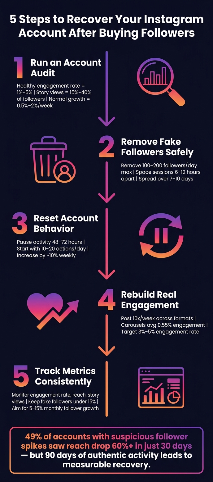 5 Steps to Recover Your Instagram Account After Buying Followers