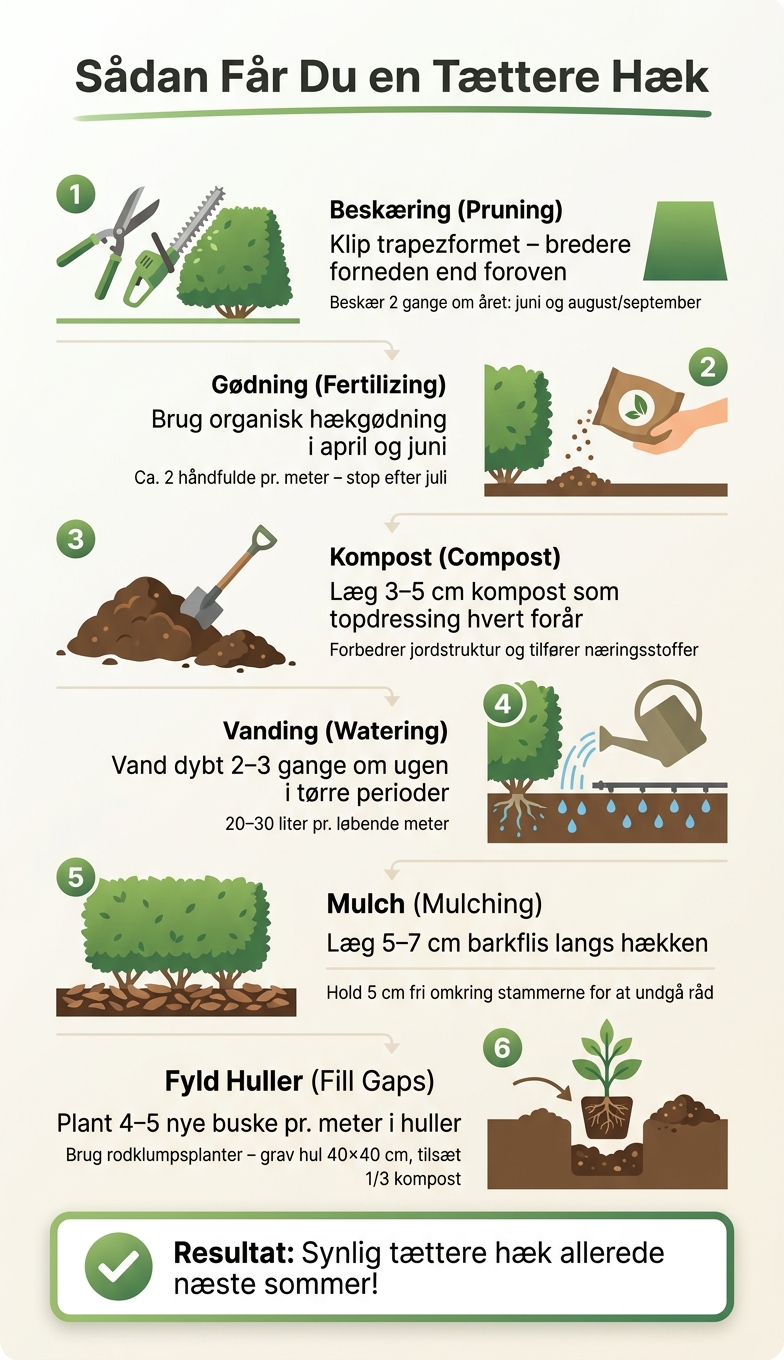 Sådan Får Du en Tættere Hæk: Trin-for-Trin Guide