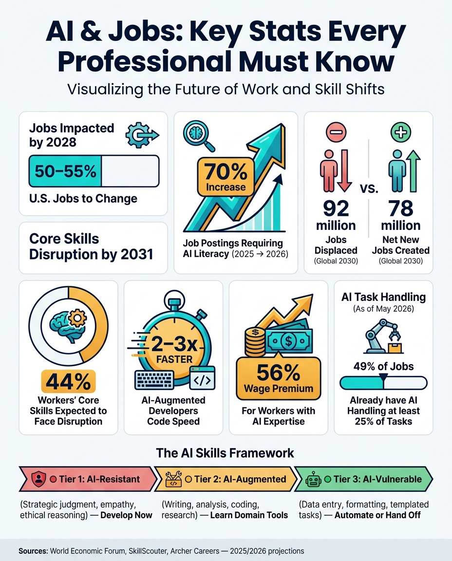 AI & Jobs 2024–2030: Key Stats Every Professional Must Know