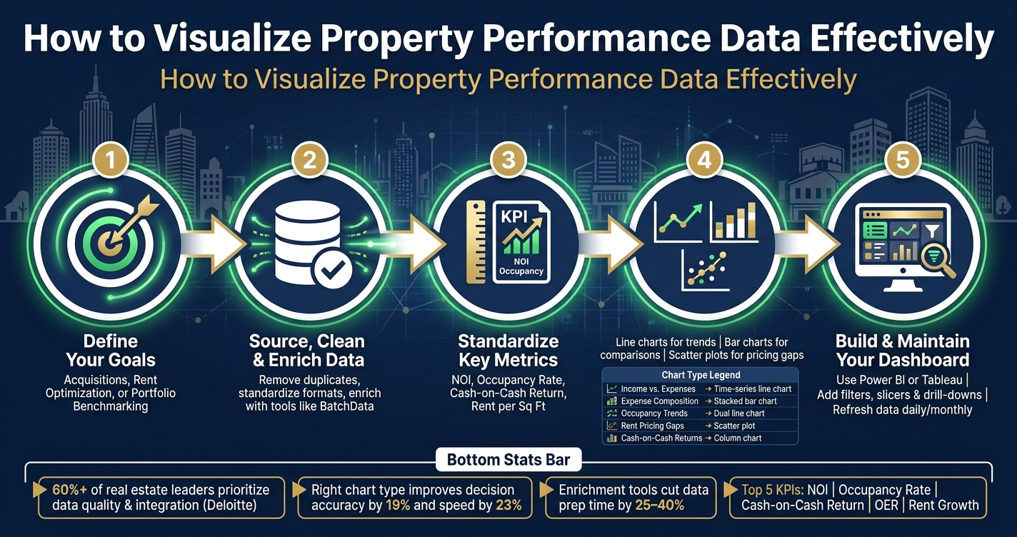 How to Visualize Property Performance Data: 5-Step Process