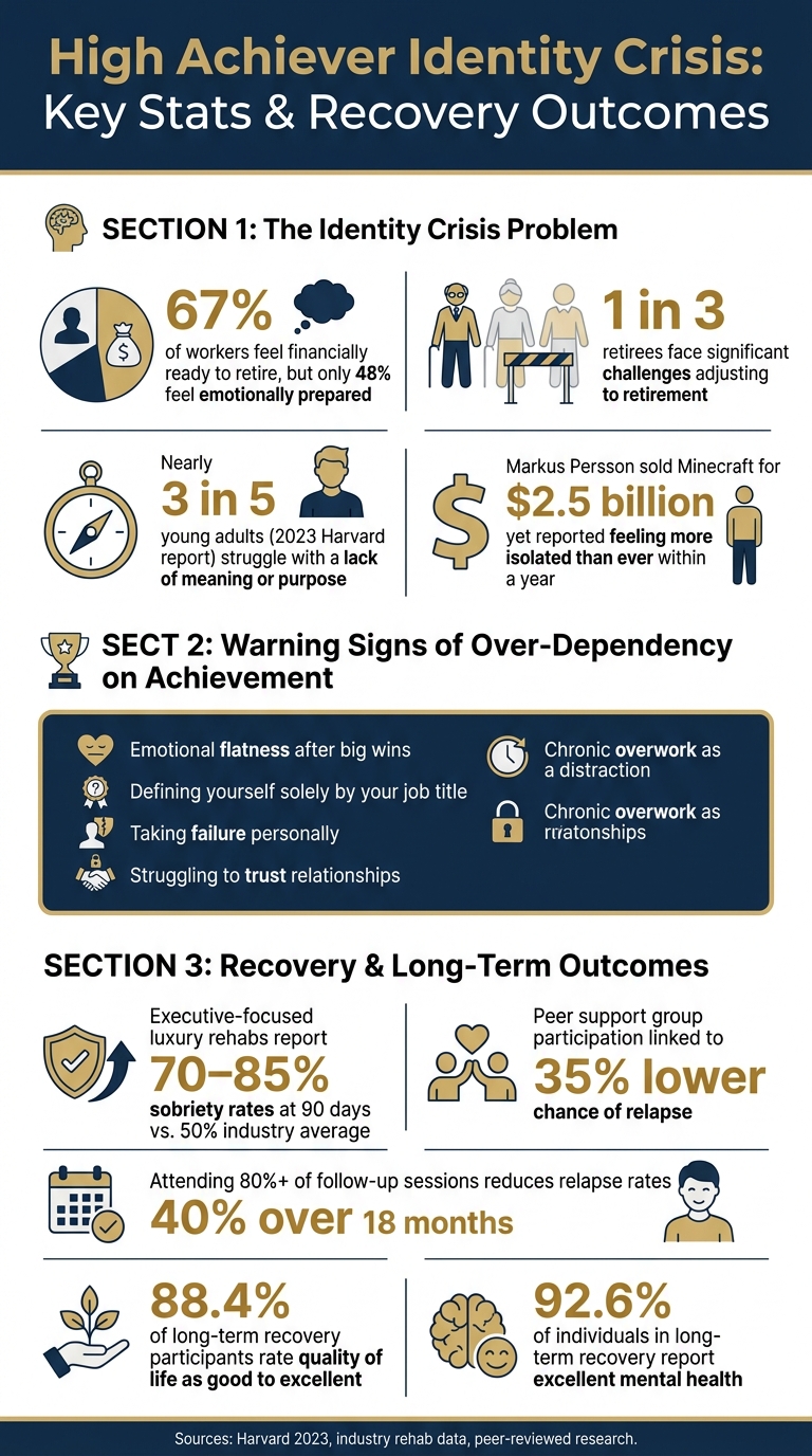 High Achiever Identity Crisis: Key Stats & Recovery Outcomes