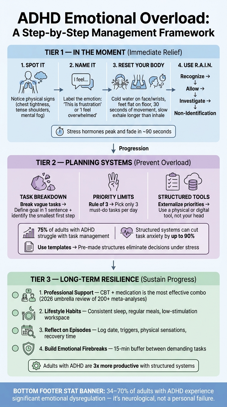 ADHD Emotional Overload: A Step-by-Step Management Framework