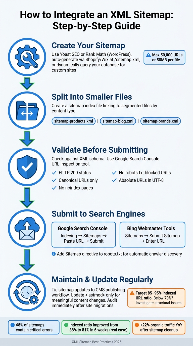 How to Integrate an XML Sitemap: Step-by-Step Guide