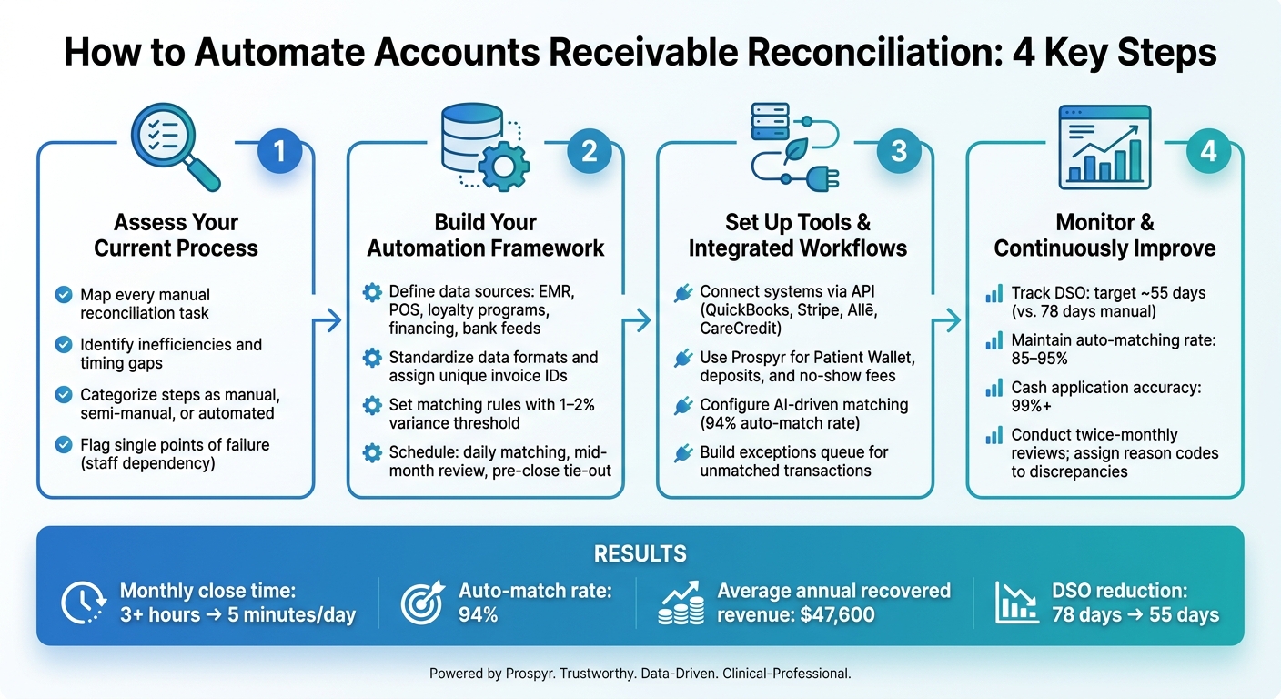 How to Automate AR Reconciliation: 4-Step Process Guide