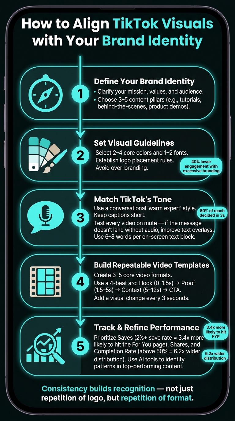How to Align TikTok Visuals with Your Brand Identity