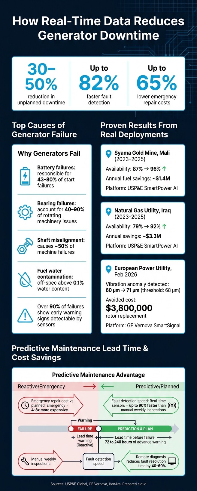 Real-Time Generator Monitoring: Key Stats & Cost Impact