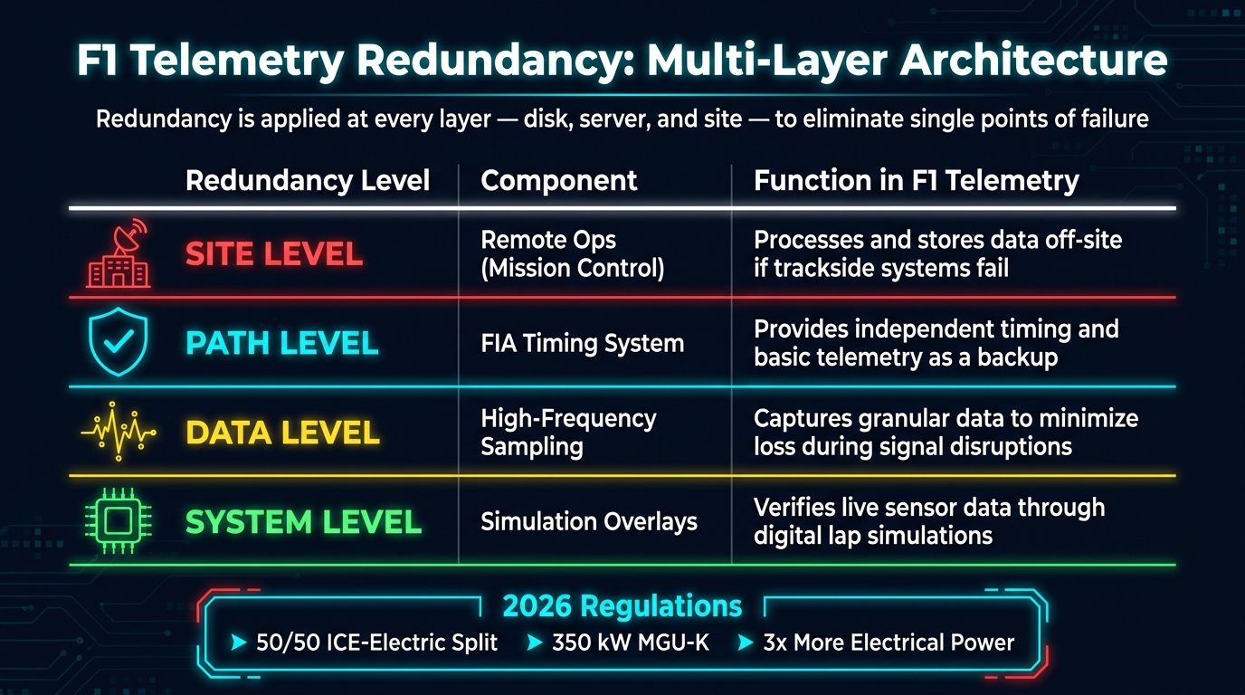 F1 Telemetry Redundancy: Multi-Layer Architecture Explained