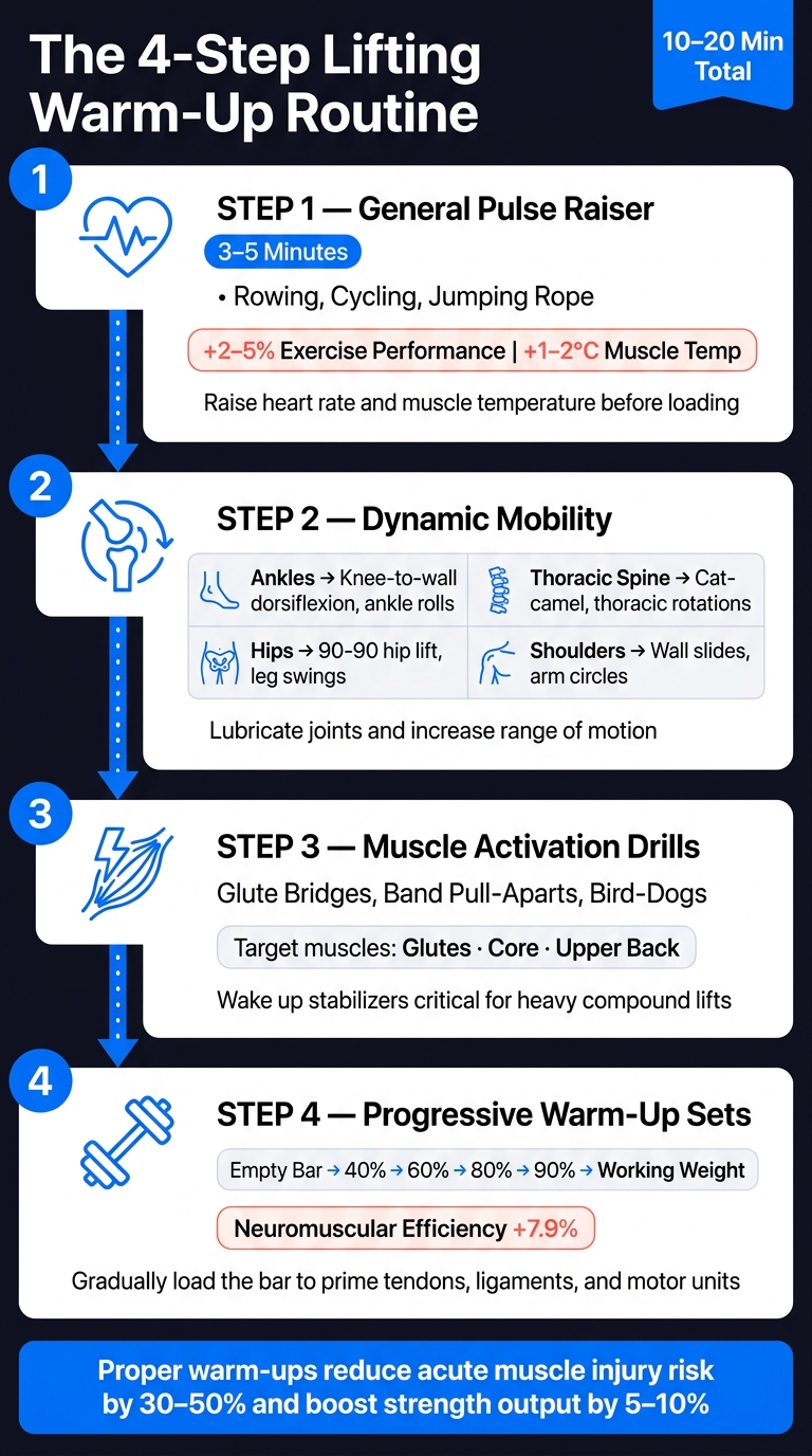 The 4-Step Lifting Warm-Up Routine to Prevent Injuries