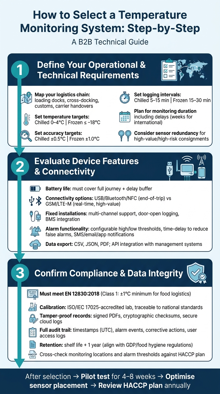 How to Select a Temperature Monitoring System for Cold Chain Logistics