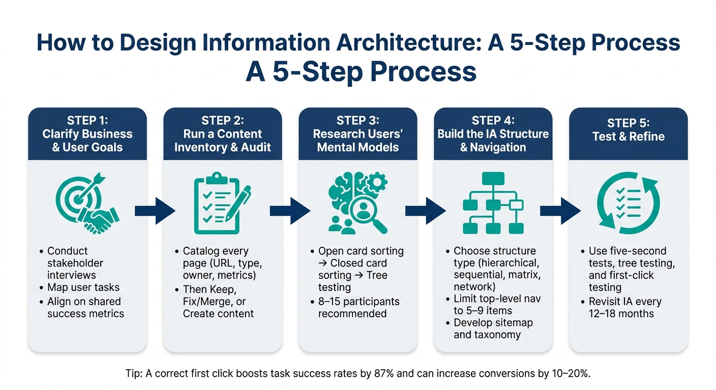 How to Design Information Architecture: A 5-Step Process