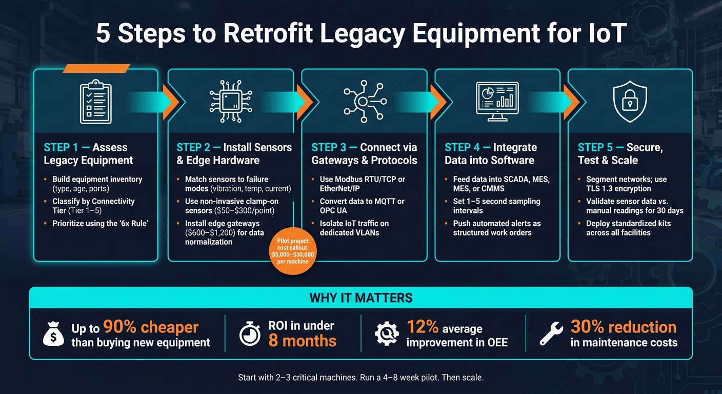 5 Steps to Retrofit Legacy Equipment for IoT