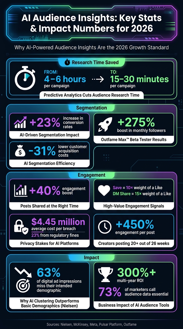 AI Audience Insights: Key Stats & Impact Numbers for 2026