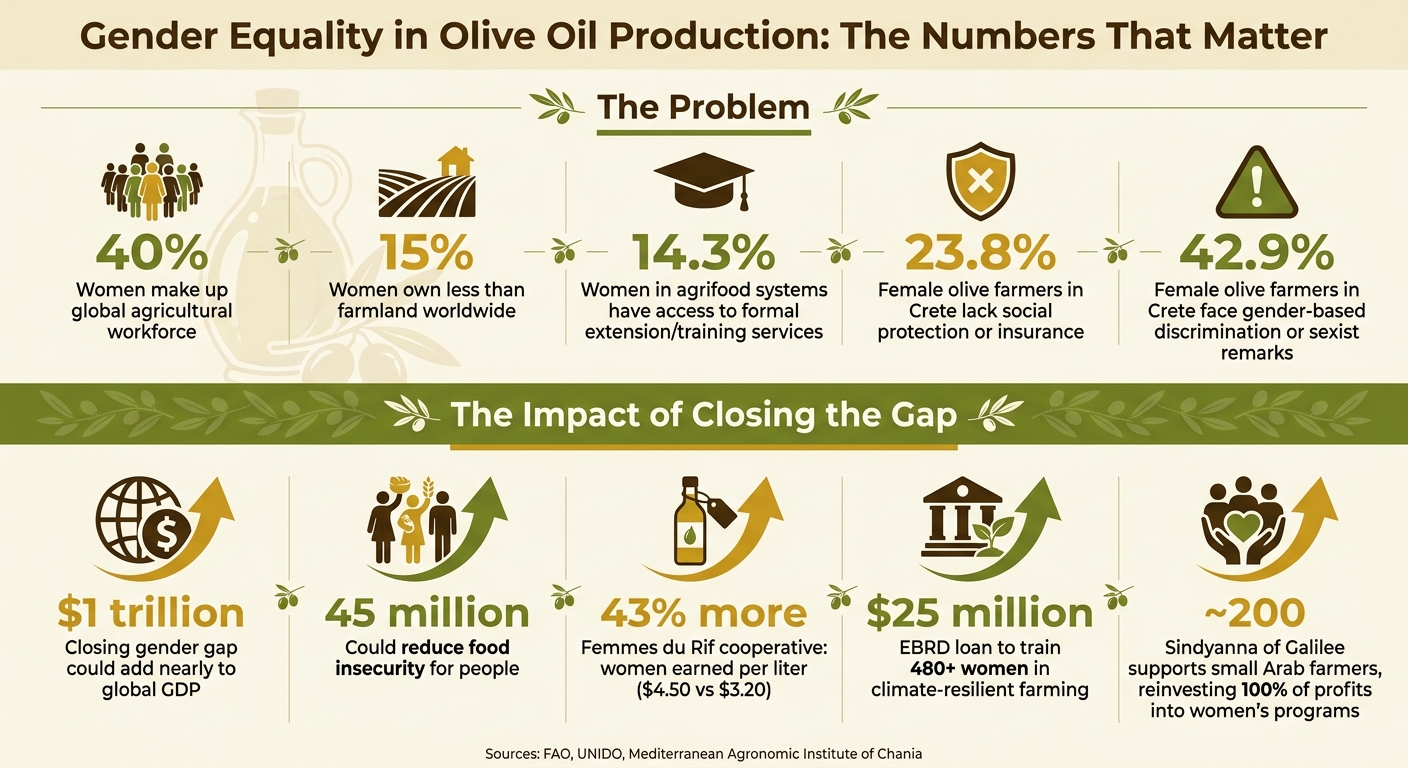 Gender Inequality in Olive Oil: Key Stats & Solutions