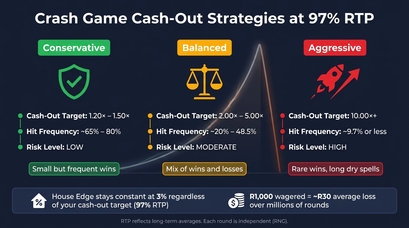 Crash Game Strategies: RTP, Risk & Cash-Out Targets Explained