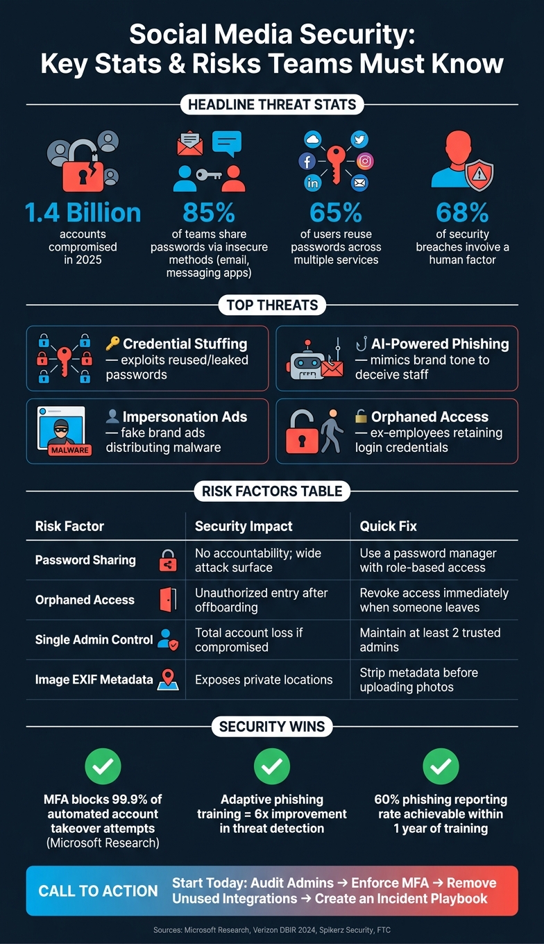 Social Media Security: Key Stats & Risks Teams Must Know