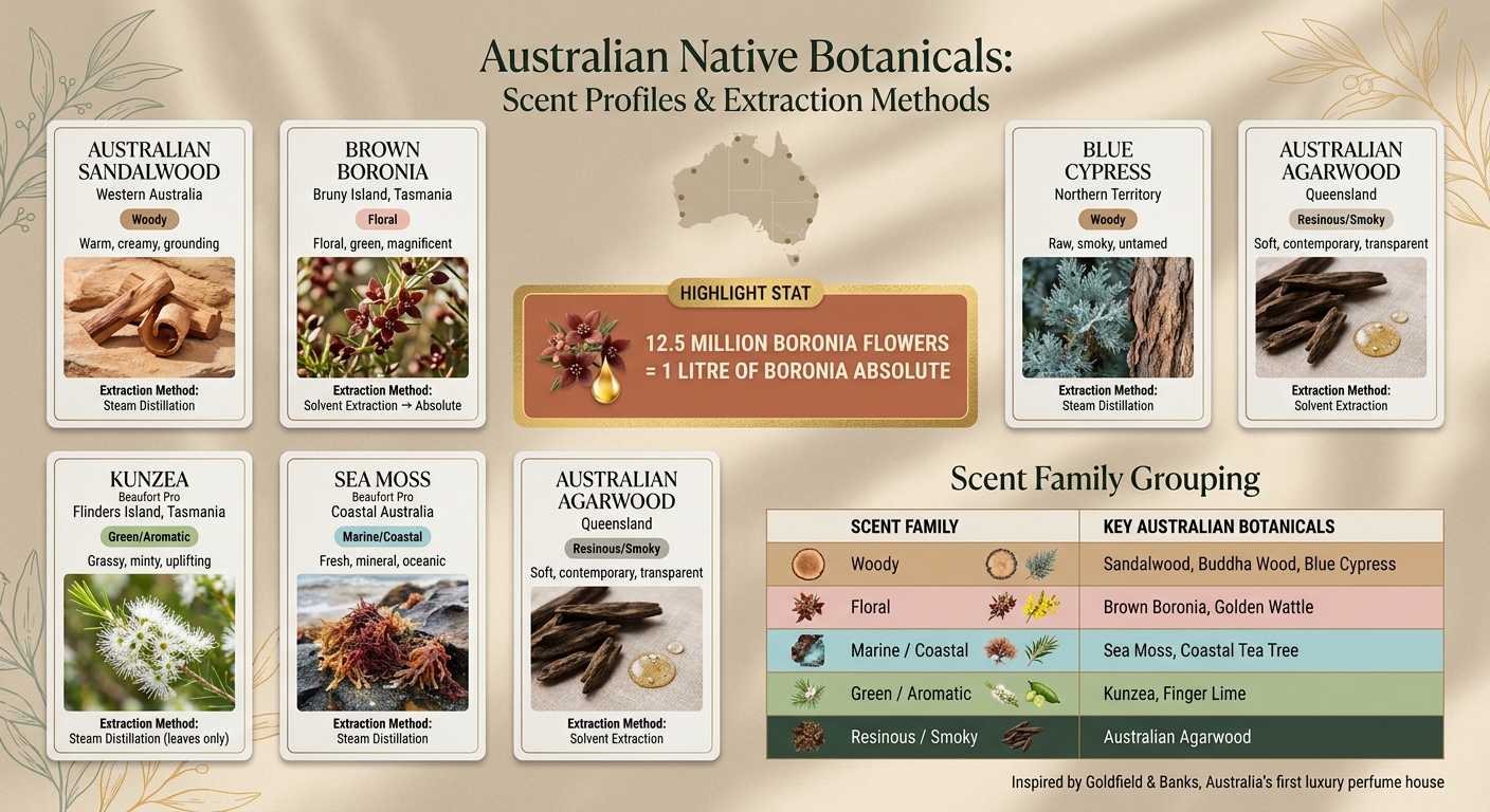 Australian Native Botanicals: Scent Profiles & Extraction Methods