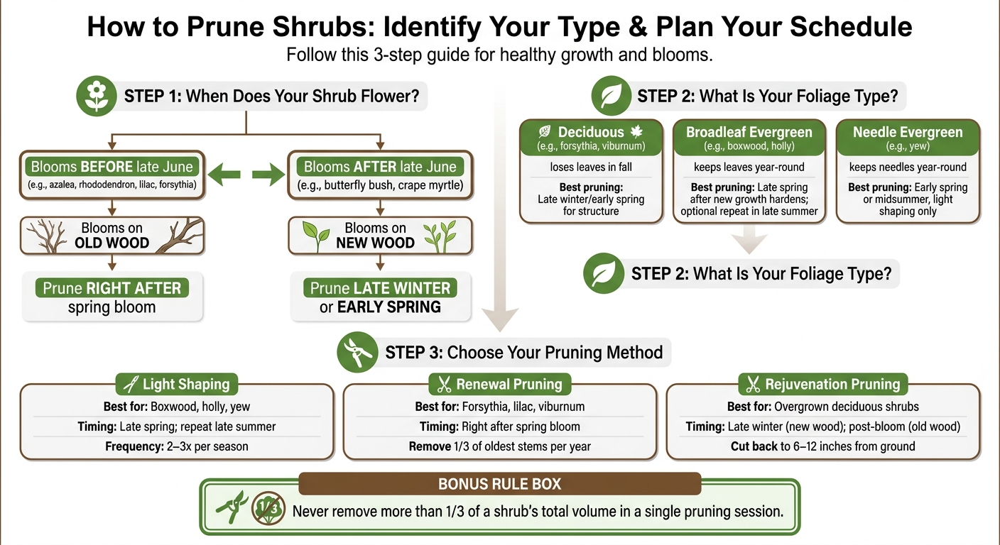 When to Prune Shrubs: Step-by-Step Guide by Shrub Type