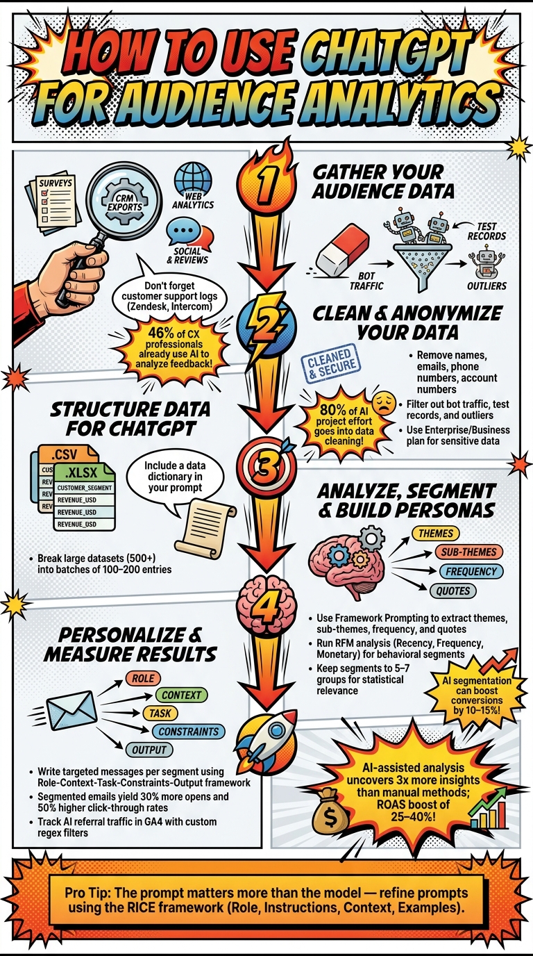 How to Use ChatGPT for Audience Analytics: Step-by-Step Workflow